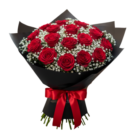 Eternal Love – Red Rose Bouquet